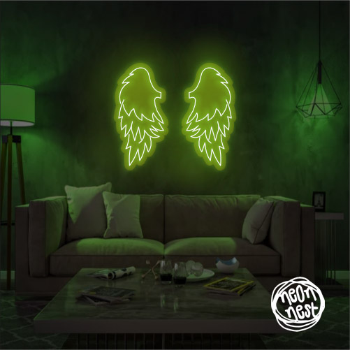 Angel Wings Neon Light